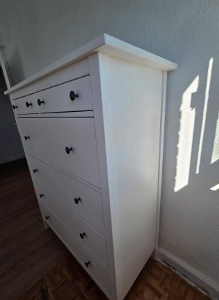 Cómoda HEMNES Ikea 6 cajones blanca