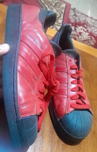 Zapatillas Adidas Superstar Rojas Hombre