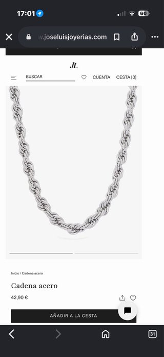 Collar Acero Jose Luis