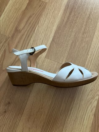 Sandalias piel blancas Weekend