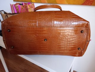 Bolsa de viaje Firenze Artegiani piel marrón