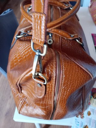 Bolsa de viaje Firenze Artegiani piel marrón