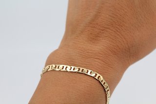 Pulsera Oro 18k Barbada Hombre.Ref:043-05-00276.
