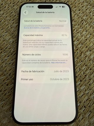 iPhone 15 Pro plateado