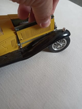 Modellino Auto d'epoca Giallo/Nero