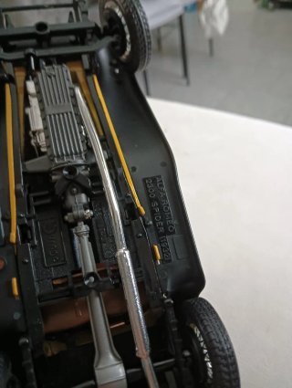 Modellino Auto d'epoca Giallo/Nero