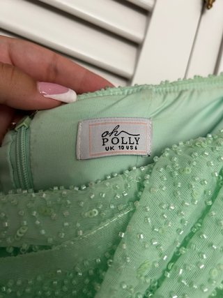 Vestido Palermo Oh Polly verde talla S