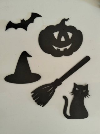 Corte Láser Goma EVA Figuras Halloween