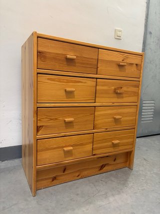 Consola, comoda de madera marrón Mueble almacenaje