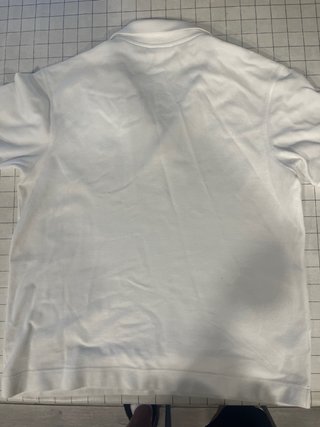 Polo Lacoste Blanco Talla M