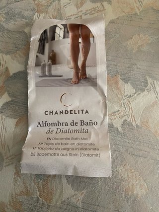 Alfombra de baño gris