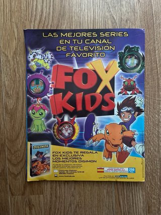 Álbum de cromos Digimon Panini