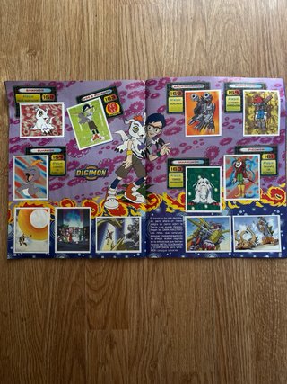 Álbum de cromos Digimon Panini