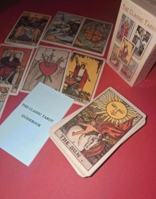 Tarot deck arcana 78 cards + guidebook ×