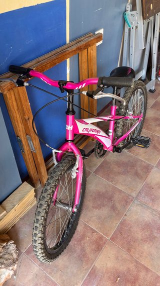Bicicleta Infantil California Rosa 20