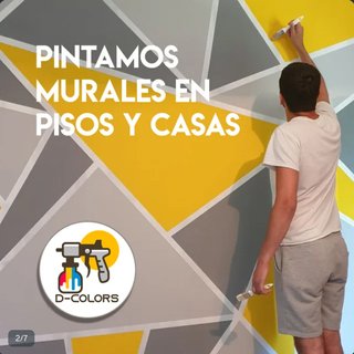 Pintura de paredes geométricas