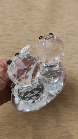 Figuras Ositos Cristal Decorativos