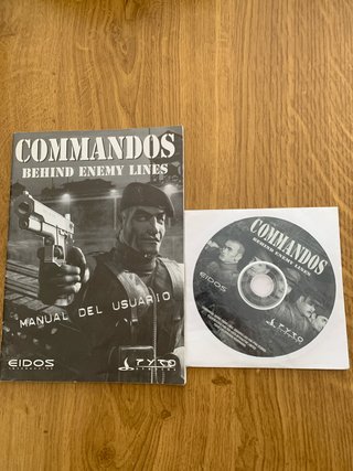 Commandos: Behind Enemy Lines PC Juego Manual y CD