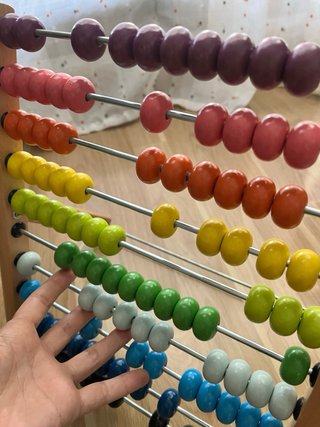 Ábaco de madera IKEA