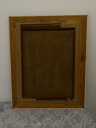 Cuadro antiguo lienzo de Cánovas