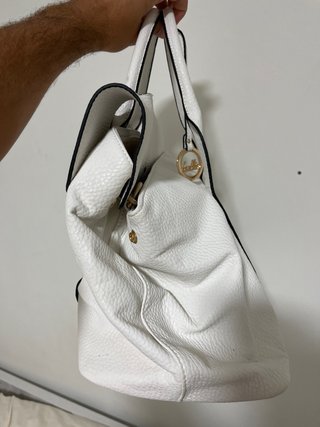 Bolso Blanco de Cuero