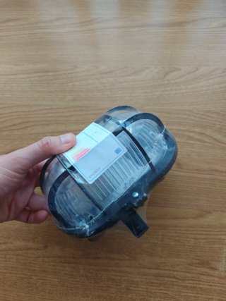 Luz Aplique Oval Estanco Exterior