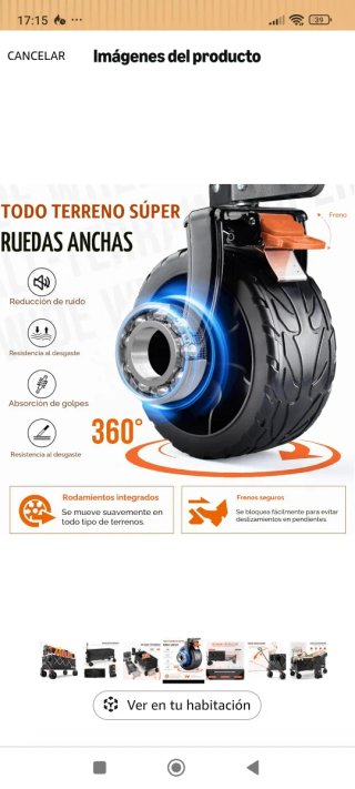Carro Overmont Ruedas Gigantes NUEVO.