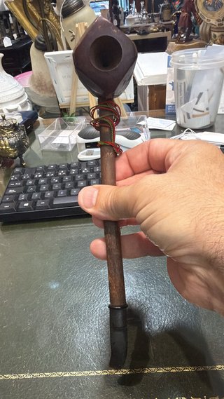 OBJETO DECORATIVO ARTESANO MADERA