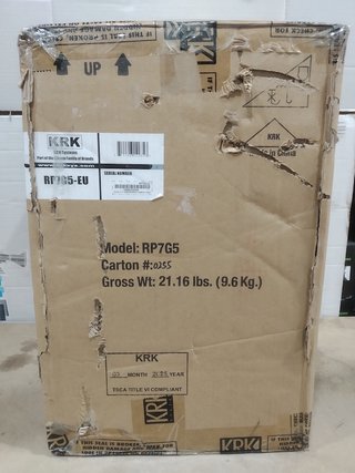KRK RP7G5 Monitor de Estudio Negro/Amarillo