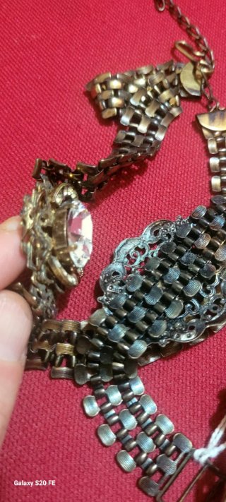 Bracciali antichi stile vittoriano argentati
