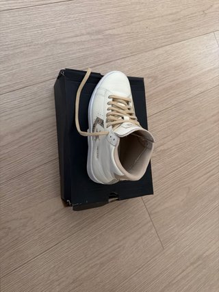 Converse Pro Leather Beige/Blanco Talla 4.5
