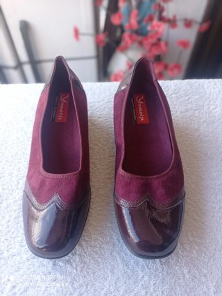 Zapatos Yameiji Burdeos Talla 37