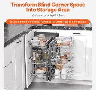 Organizador Cocina Metálico Giratorio