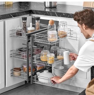 Organizador Cocina Metálico Giratorio