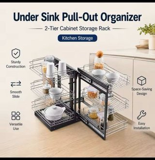 Organizador Cocina Metálico Giratorio