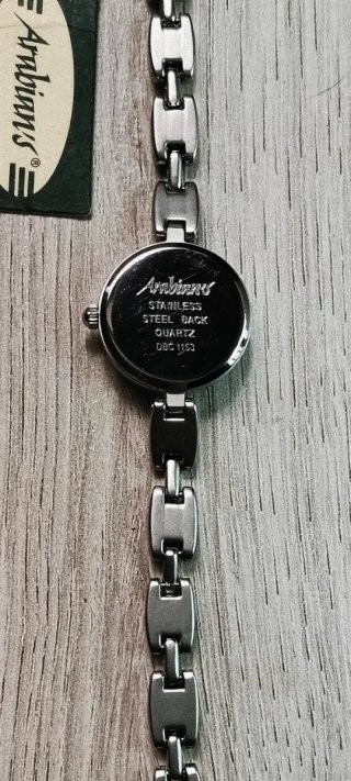 Reloj Arabians Mujer Plata y Blanco