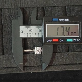 Pendientes Moissanita 1,0ct