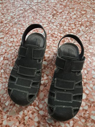 Sandalias de hombre negras