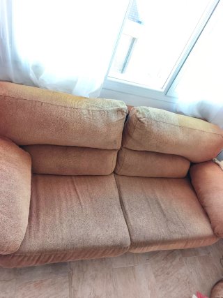 Sofá de tela para salón
