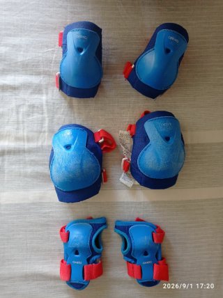 Patines en línea para niños con protecciones