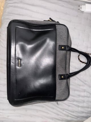 Bolso Misako para portátil negro y gris