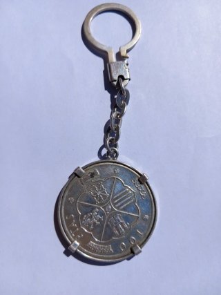 Llavero Moneda Plata 100 Pesetas
