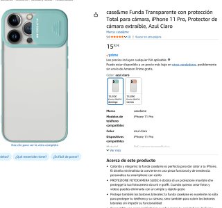Custodia trasparente per iPhone 12 Pro