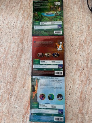 Pack 3 Blu-ray Disney Clásicos Español
