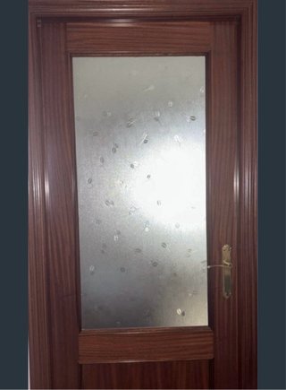 Puertas madera maciza con tapajuntas