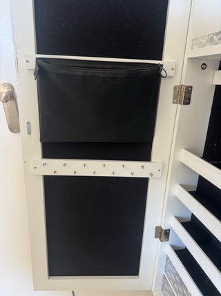 Espejo Joyero Blanco con Puertas