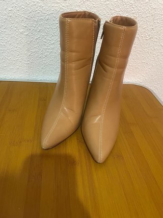 Zapatillas Tacon Mujer Tachuelas Rosa y Dorado