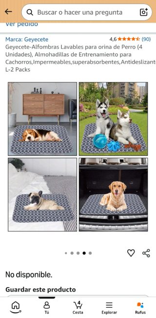 2 alfombras impermeables para perro