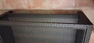Tavolo da centro in rattan per esterni