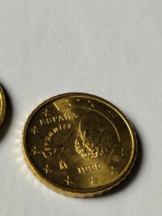 2 Monedas 10 Céntimos Euro  1999